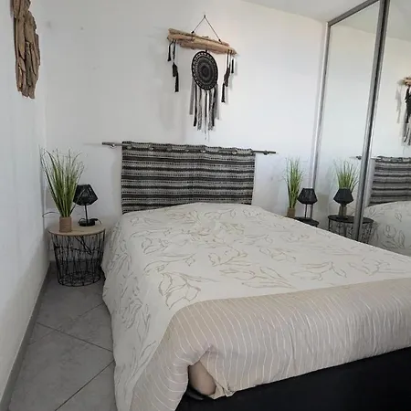 Apartment T2 Avec Vue Imprenable, Parking, Piscine Frontignan