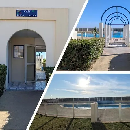 Apartment T2 Avec Vue Imprenable, Parking, Piscine Frontignan